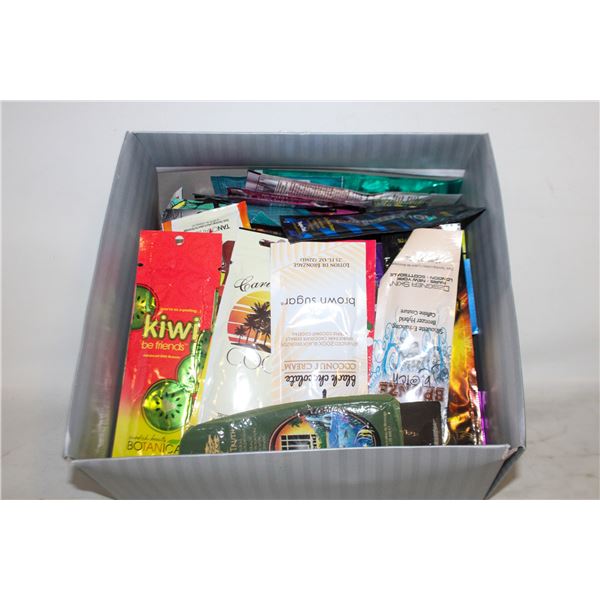 OVER 100 PACKS TANNING LOTION