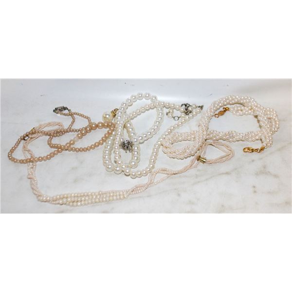 BAG OF PEARLY ESTATE JEWELRY-ESTATE