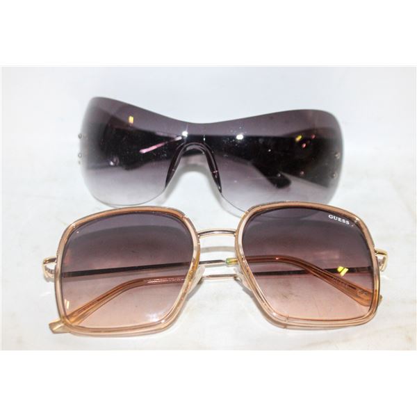 2 GUESS LADIES SUNGLASSES-ESTATE