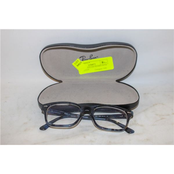 RAYBAN EYEGLASS FRAMES WITH CASE-ESTATE