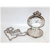 Image 1 : ESTATE TRAIN POCKET WATCH WITH CHAIN IN