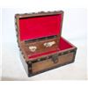 Image 1 : VINTAGE DOME STYLE TREASURE CHEST