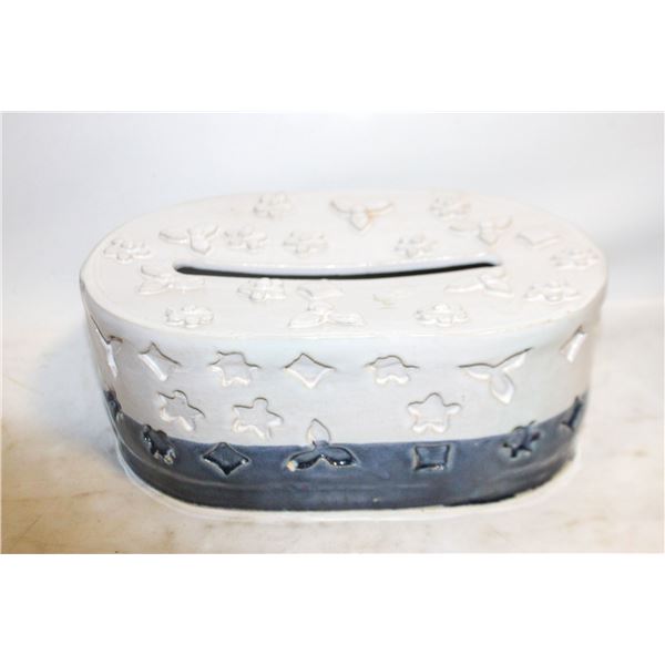 CERAMIC TISSUE BOX COVER