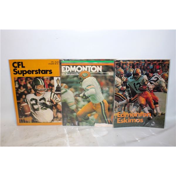 1970S CFL SUPERSTARS MAGAZINES