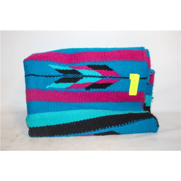 VINTAGE WEAVED NAVAJO 5FT RUG-ESTATE