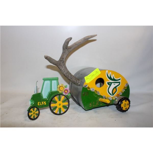 ESTATE ELKS CUSTOM MADE BIRD HOUSE-ESTATE