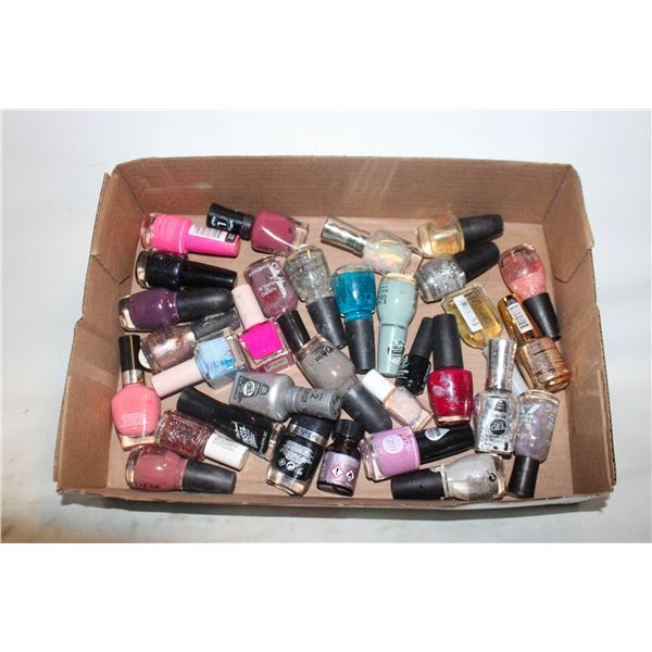 FLAT OF NAIL POLISH