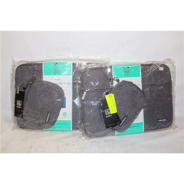 NEW KAKUSIGA 2 PCS LAPTOP SLEEVE