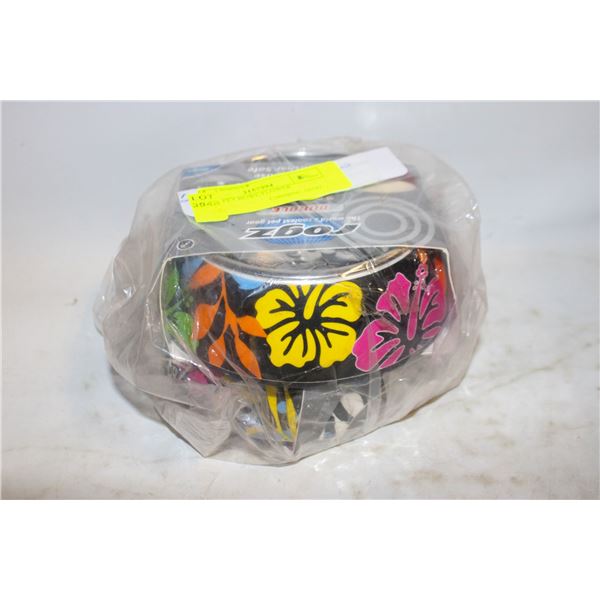 2 NEW PET BOWL FLOWER