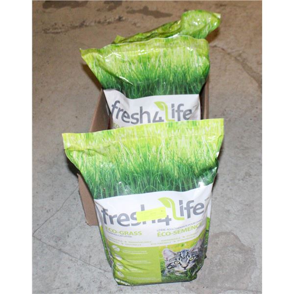 3 X 10LB FRESH 4 LIFE ECO GRASS CLUMPING