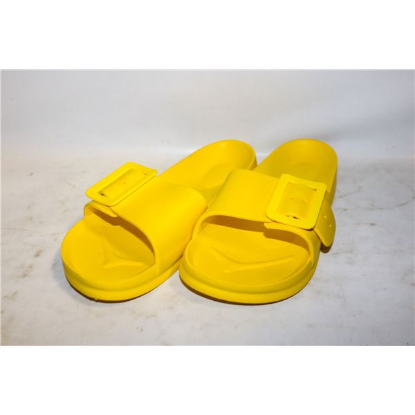 NEW WOMENS YELLOW SANDALS SIZE 40