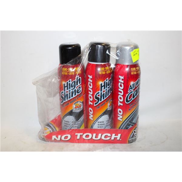 3PK TIRE & WHEEL FOAM CLEANER