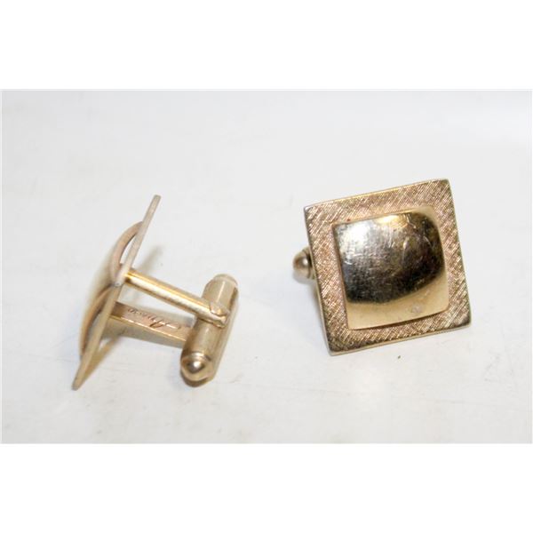 GOLD PLATED CUFFLINKS 9GRAMS