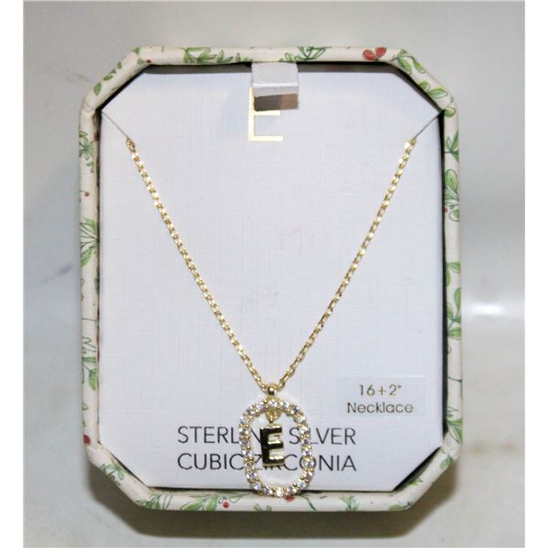 GOLD OVER STERLING SILVER CUBIC ZIRCONA