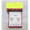 Image 1 : 925 SILVER CUBIC ZIRCONIA EARRINGS NEW