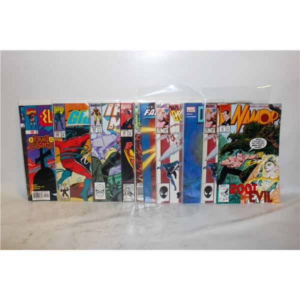 LOT OF 12 MARVEL COMIC BOOKS