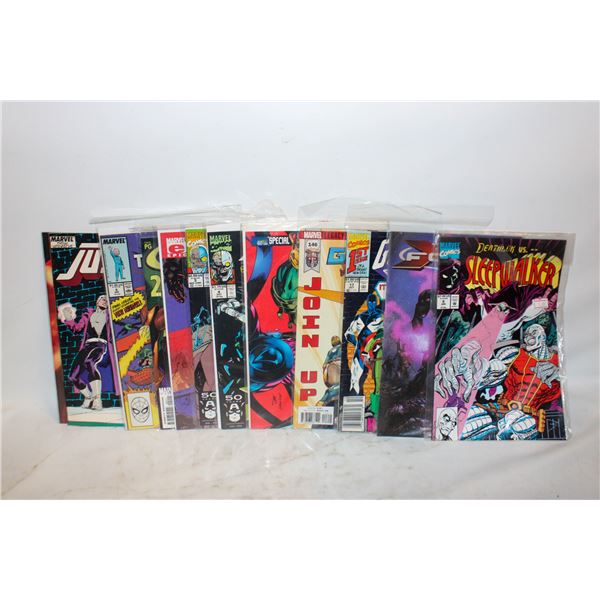 LOT OF 12 MARVEL COMIC BOOKS