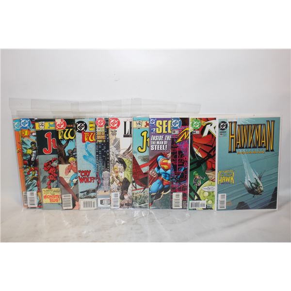 LOT OF 12 DC COMIC BOOKS