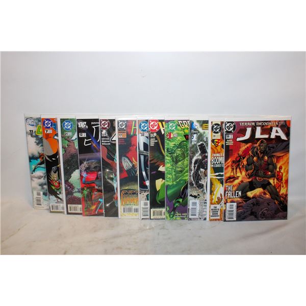 LOT OF 12 DC COMIC BOOKS