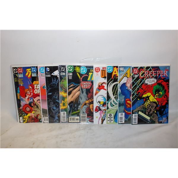 LOT OF 12 DC COMIC BOOKS
