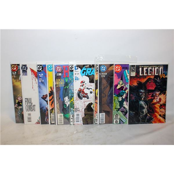 LOT OF 12 DC COMIC BOOKS
