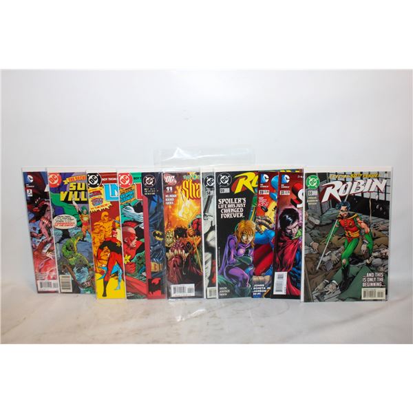 LOT OF 12 DC COMIC BOOKS