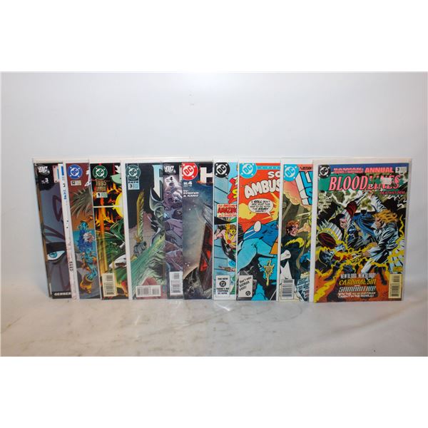 LOT OF 12 DC COMIC BOOKS