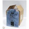 Image 1 : NEW MEN'S SHIRTS CASE OF 9 DENIM SIZE S