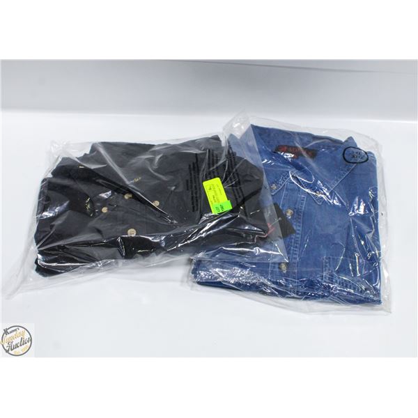 NEW MEN'S SHIRTS 1DENIM 1BLACK SIZE 3XL