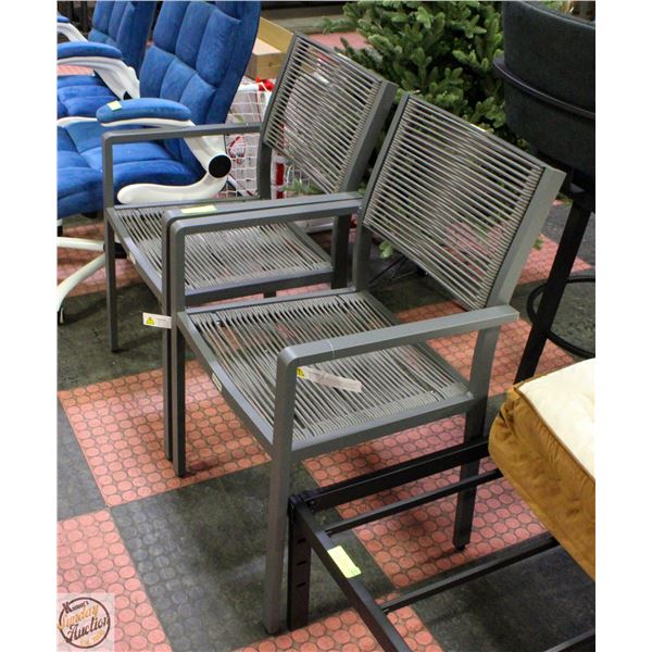 NEW TENY OUTDOOR DINING CHAIRS - SET OF 2