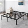 Image 1 : NEW ASSEMBLED QUEEN SIZE PLATFORM BED FRAME