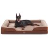 Image 1 : BEDFOLKS XXL ORTHOPEDIC DOG BED BROWN