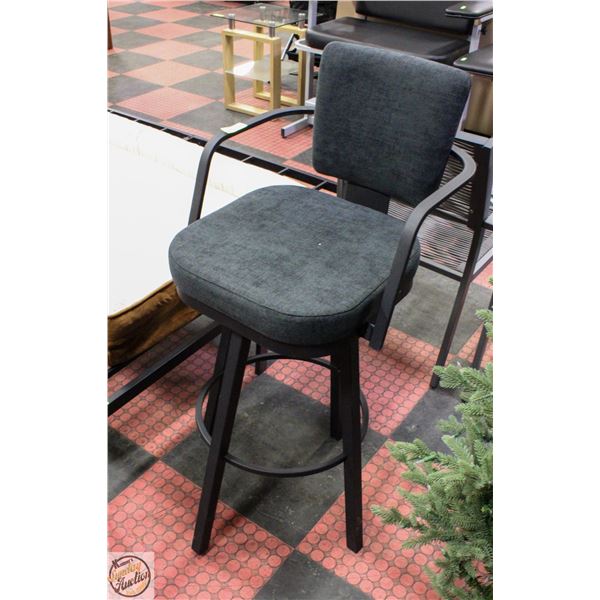 NEWLY ASSEMBLED AMISCO STOOL 30" BLACK