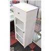 Image 1 : ESTATE SMALL WHITE CABINET W/TOP DRAWER + 3 BOTTOM