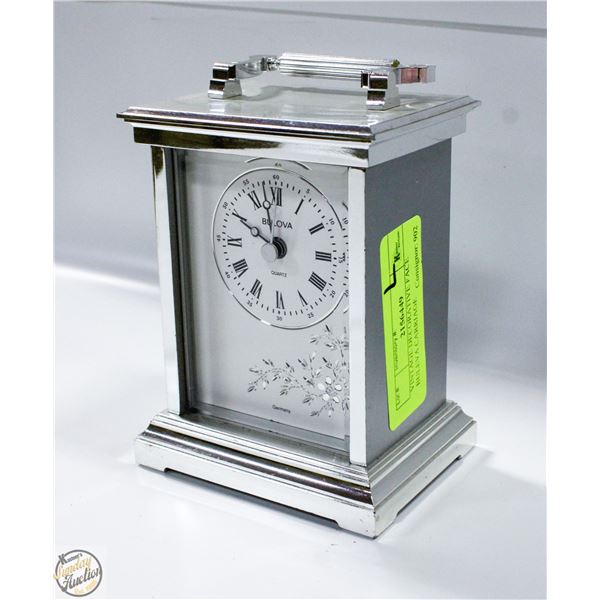 VINTAGE DECORATIVE FACE BULOVA CARRIAGE