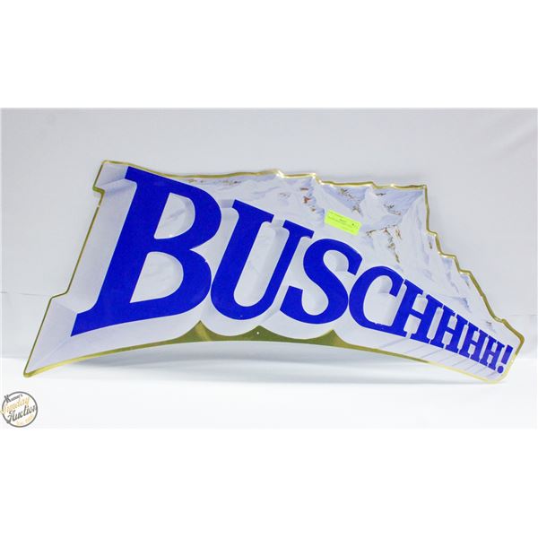 TIN BUSCHHHH! BEER 34" X 18"