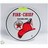 Image 1 : TIN TEXACO FIRECHIEF GASOLINE 12" DIAMETER