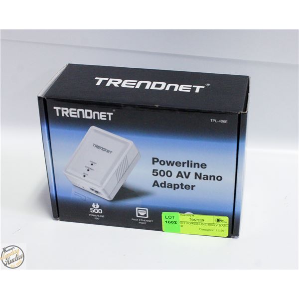 TRENDNET POWERLINE 500AV NANO ADAPTER