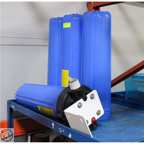 LOT OF 4 FILTER HOUSING UNITS