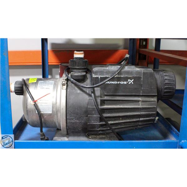 GRUNDFOD MQ3 MODEL 96860195 ALL IN 1 BOOSTER PUMP