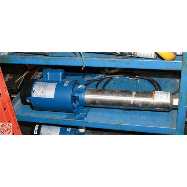 FLINT AND WALLING 3HP MULTI STAGE BOOSTER PUMP