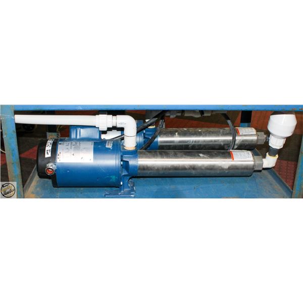 FLINT AND WALLING 3HP MULTI STAGE BOOSTER PUMP