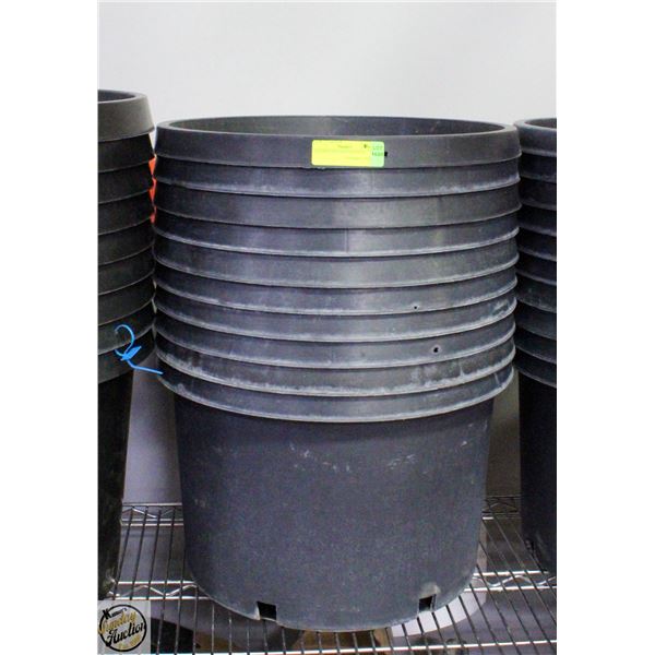 10 LARGE SIZE PLANTER POTS