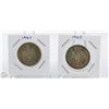 Image 1 : 1961, 1965 CANADIAN 50 CENT PIECES - SILVER