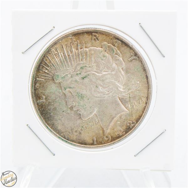 US ONE DOLLAR COIN 1922