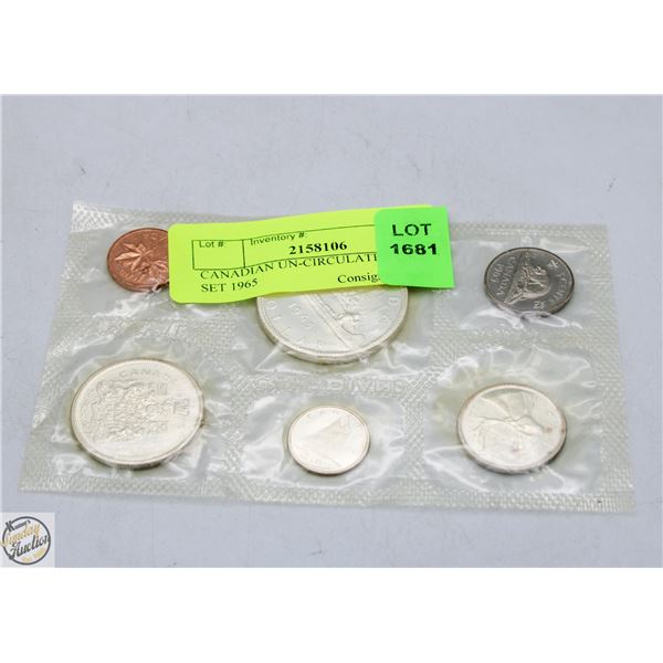 CANADIAN UN-CIRCULATED COIN SET 1965