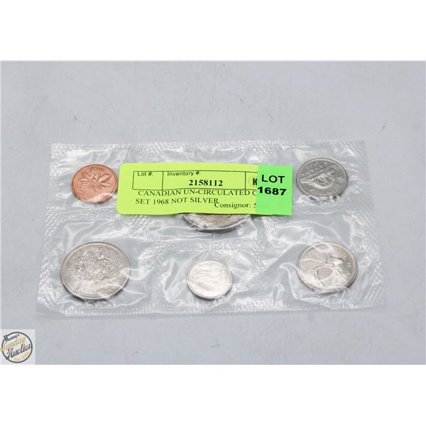 CANADIAN UN-CIRCULATED COIN SET 1968 NOT SILVER
