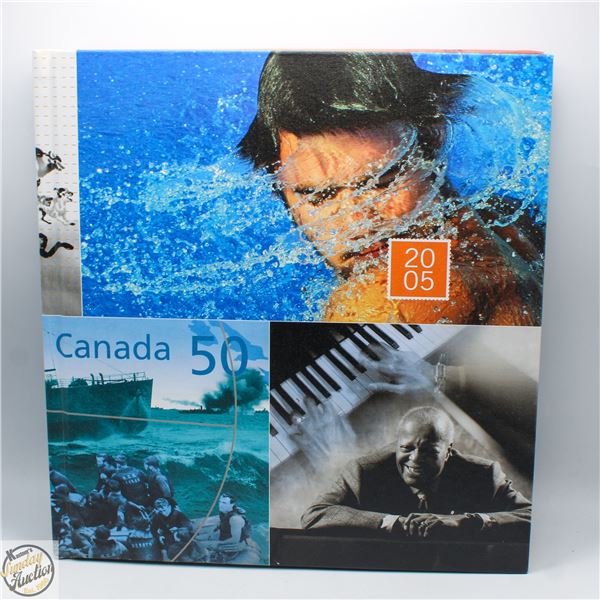 CANADIAN 2005 STAMP BOOK COMPLETE+EXTRA STAMPS