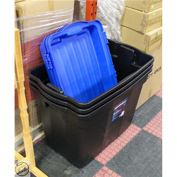 3 MASTERCRAFT BINS 170 L