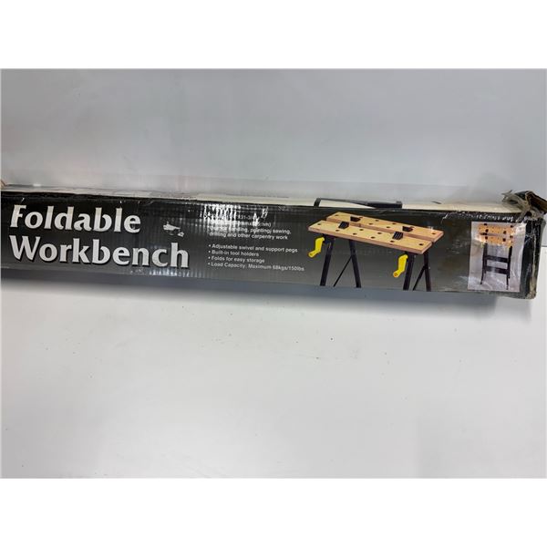 NEW FOLDABLE WORKBENCH - OPEN BOX